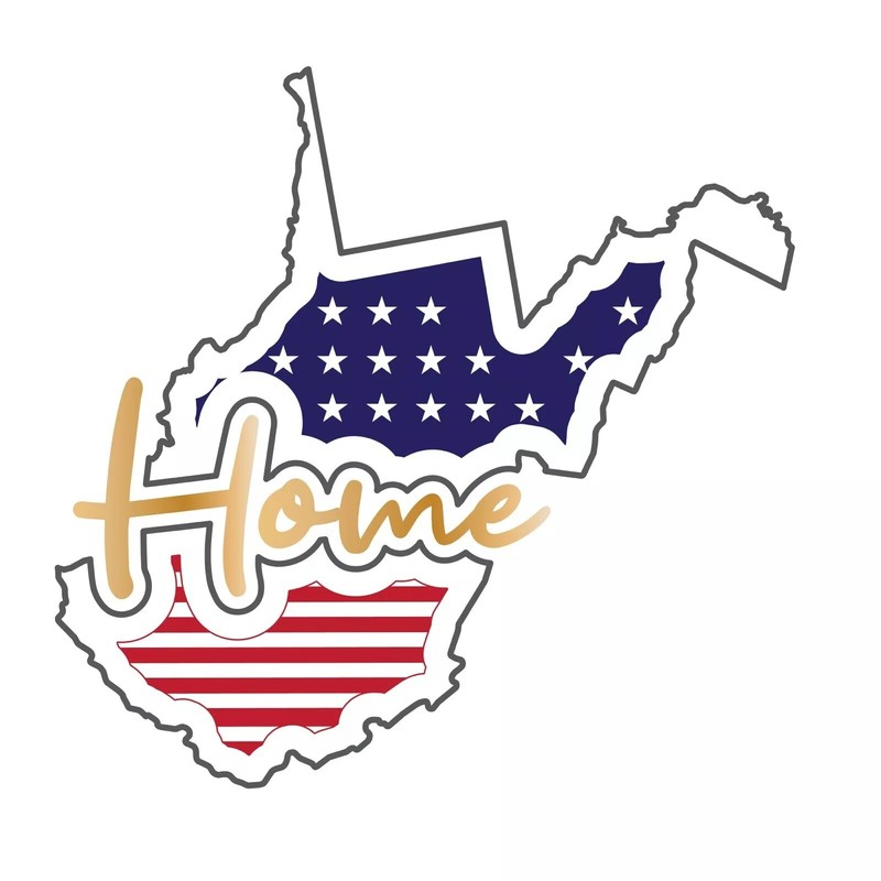 West Virginia Home Sticker Decal