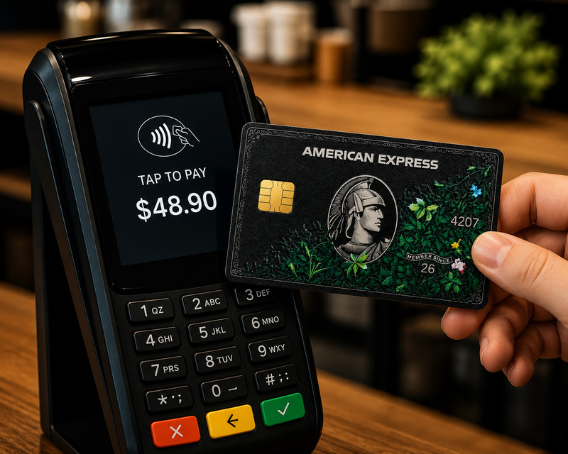 Amex Black Centurion Floral Credit Card Skin Debit Vinyl Sticker gallery