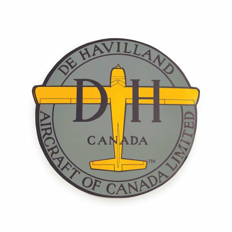 3 1/2″ De Havilland Peel & Stick Vinyl Decal, Bush Pilot, Vintage Air DEC-0159