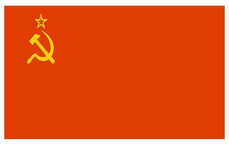 USSR International Flag Sticker Decal F540