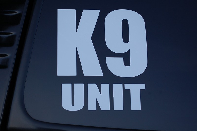 K9 Unit Police Dog Vinyl Sticker Decal K-9 Choose Color!! Law Enforcement (V173)