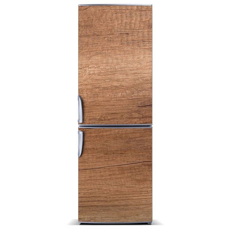 Magnet Sticker Refrigerator removable Peel & Stick Decal Wooden background gallery