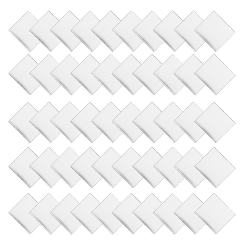 200 Pcs Mosaic Mirror Sticker Small Square Tiles Miniature Craft Mirrors