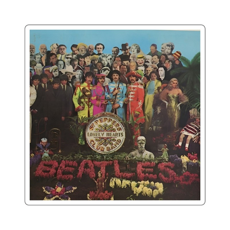 The Beatles “Sgt. Pepper’s Lonely Hearts Club Band” Sticker | Rock Classic Decal