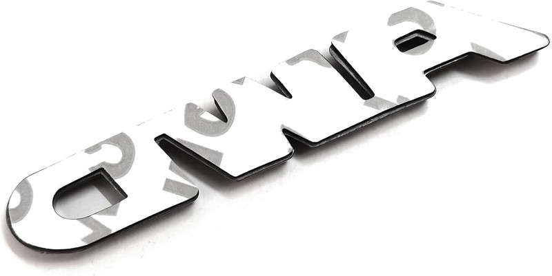 Stylish 9x1.5CM Black AWD Emblem Badge for Car Decoration & Personalization gallery