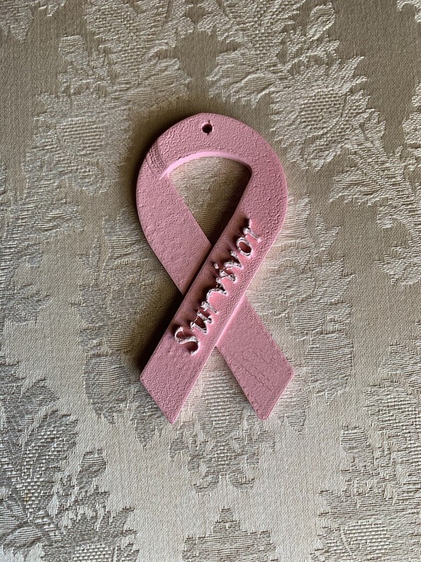 Custom Made 3D Cancer Ribbons for Survivors and Fighters multi color gallery
