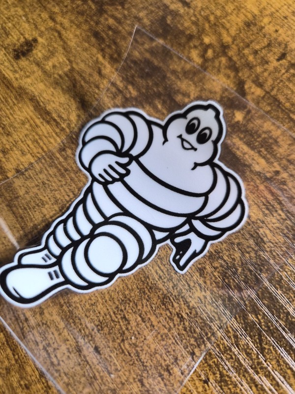 MICHELLIN MAN UV DTF Decal Sticker waterproof USA NOT VINYL gallery