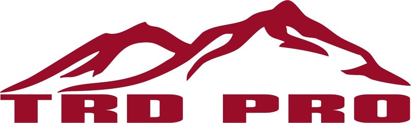 PRO Tacoma Tundra Runner 4x4 Vinyl Decal Stickers 4 Pack 17 Colors/ 5 Sizes gallery
