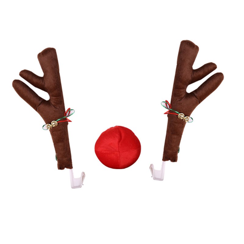 Deer Antlers Car Christmas Reindeer Decorations Antlers Christmas Trim Deer Horn