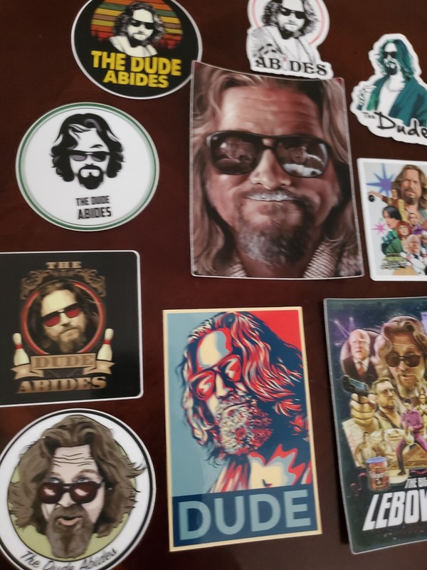 Big Lebowski STICKERS (13) Ultimate Variety Pack 👌 The Dude Abides