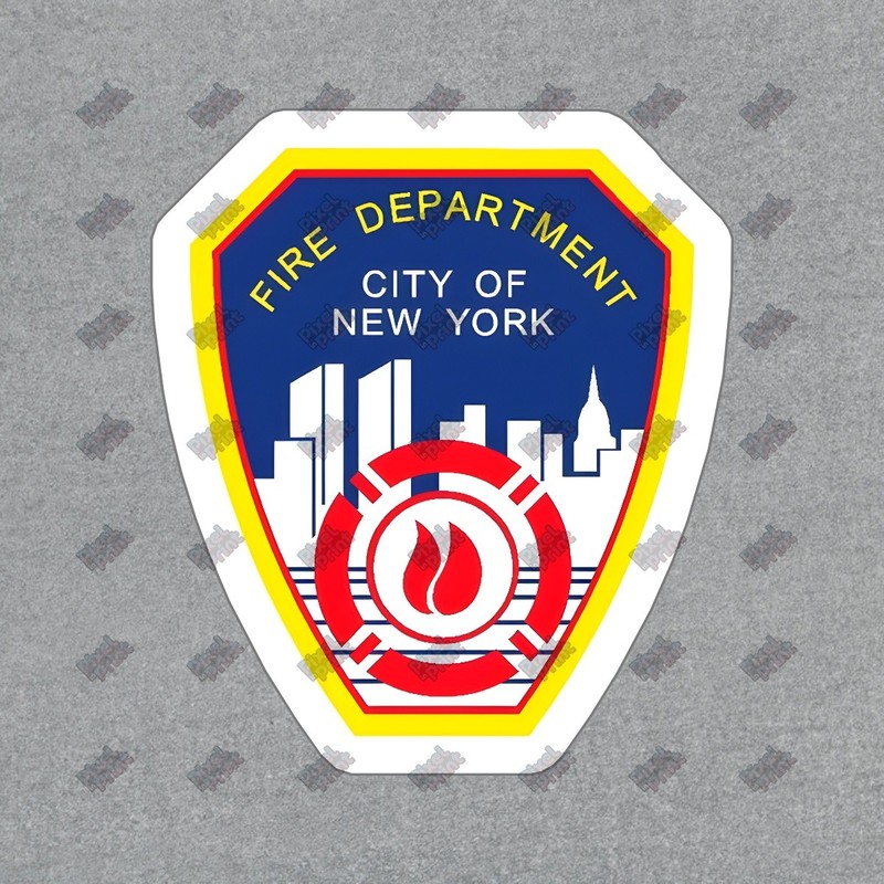 New York City Fire Department Vinyl Sticker Decal Firefighter Badge #524685