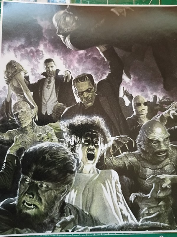 VINTAGE MOVIE MONSTERS STICKER X VYNIL HIGH GLOSS STICKER X 4X3 INCHES STICKER gallery