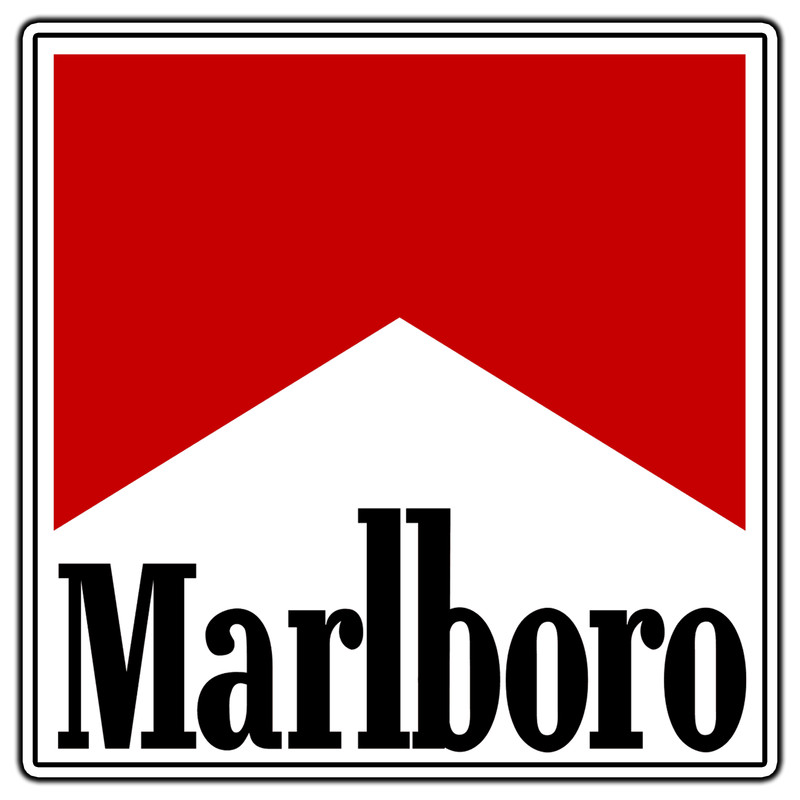 Marlboro Logo #2 Sticker Waterproof Vinyl Decal Die-Cut Garage Car