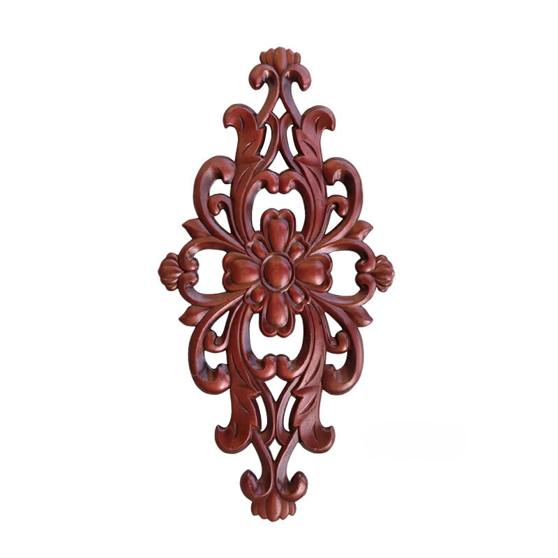 1X Plastic Carved Applique Decor Self-adhesive Furniture Decal Wall Door Sticker gallery