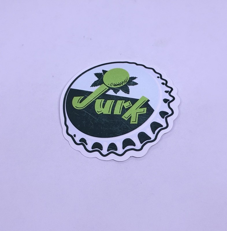 Jurk Soda Bottle Cap Sticker Decal Vinyl Cool Art Souvenir Journal Wall Tc6