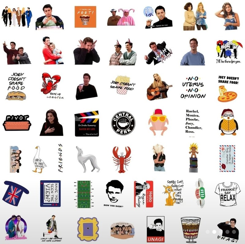 10 PCS Friends TV Show Stickers BRAND NEW gallery