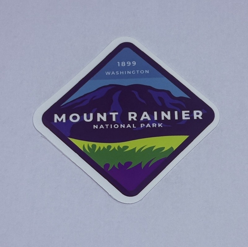 Mount Rainier National Park Sticker Travel Washington Decal Vinyl Souvenir Tc9