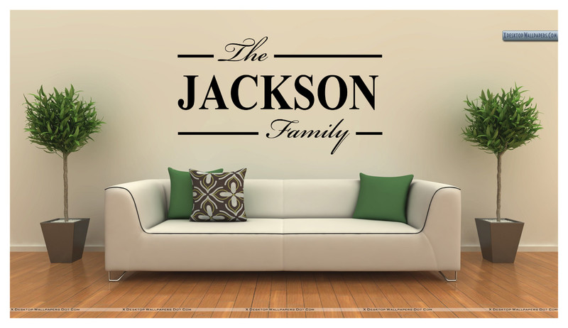 PERSONALIZED FAMILY SURNAME Large Wall Decal Mural Art Sticker 38″X22″