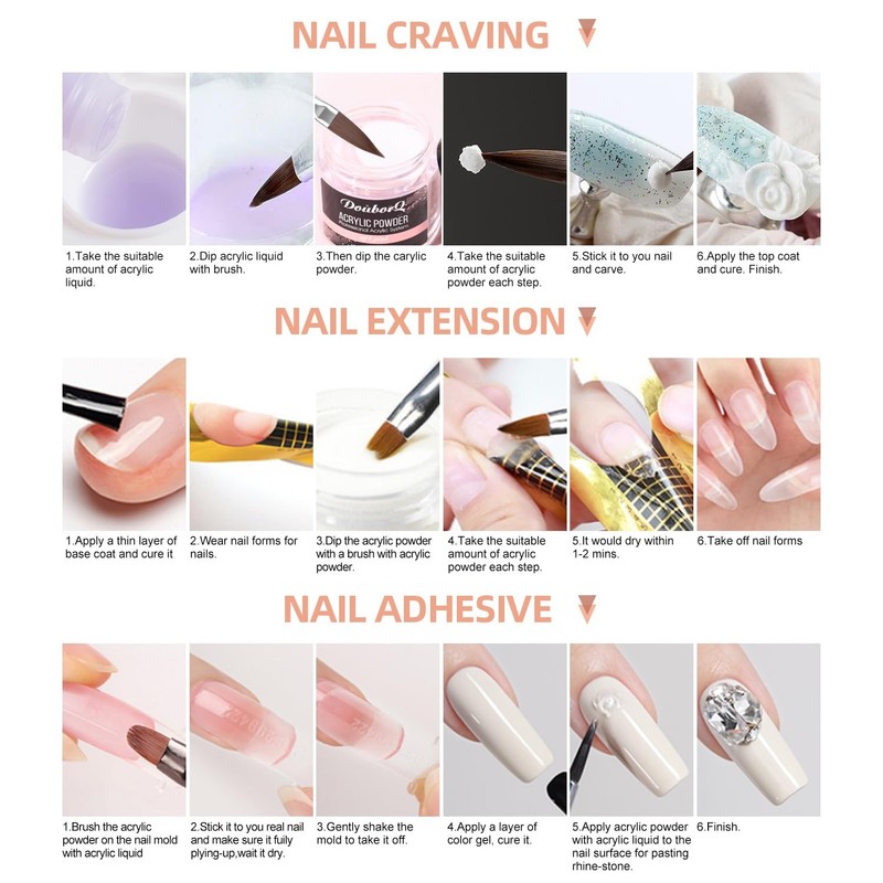 Acrylic Nail Kit With Drill And U V Light Full Nail Kit Set Professional Nail St gallery
