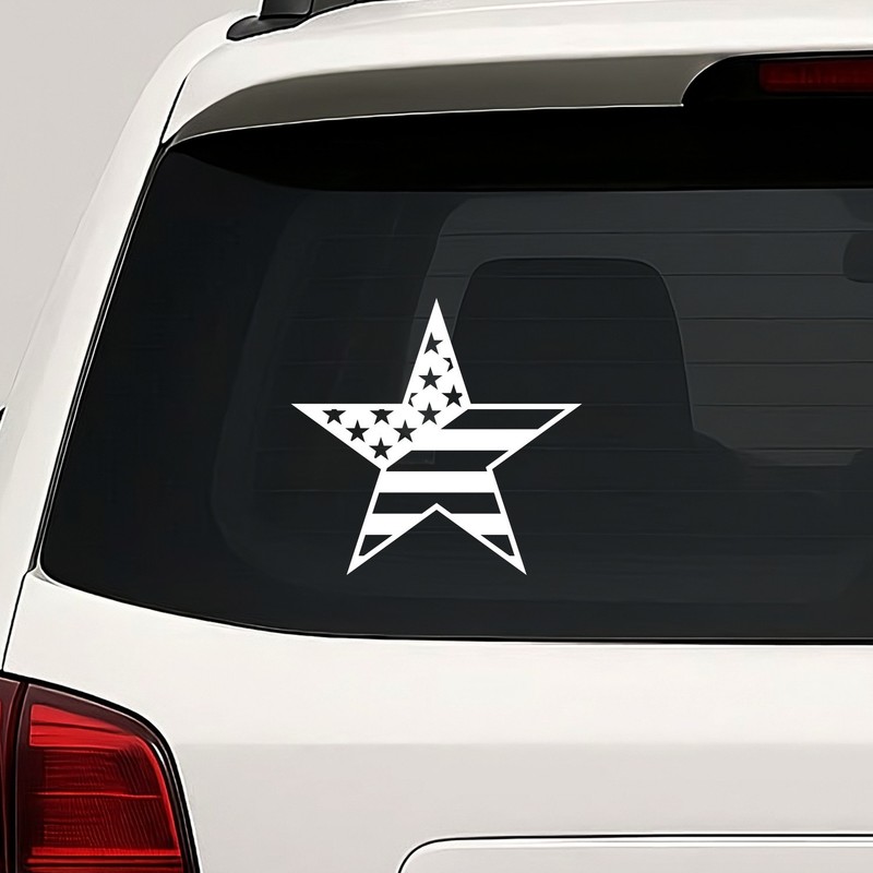 USA Flag Star Vinyl Die Cut Decal Sticker - Army Military United States gallery