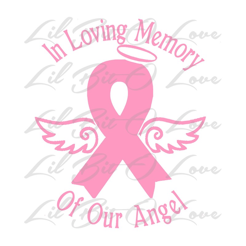 IN LOVING MEMORY OF OUR ANGEL VINYL DECAL STICKER INFANCY PREGNANCY BABY LOSS gallery