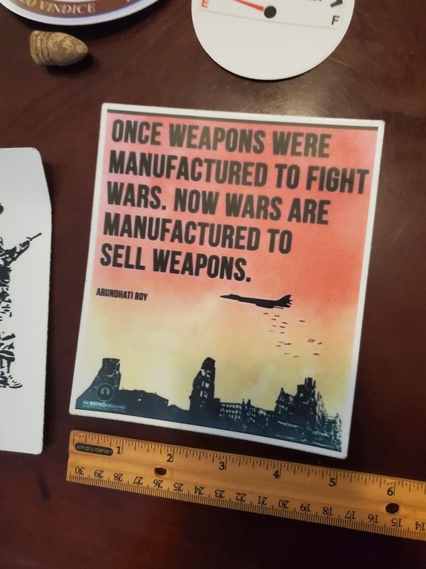 PEACE ✌️ STICKERS ☮️ (2) **5** YEAR WARRANTY HUGE 6X6 DESIGN gallery