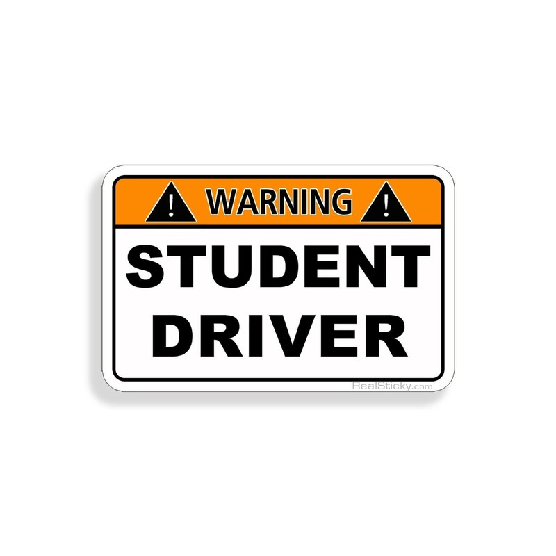Student Driver Sticker Decal