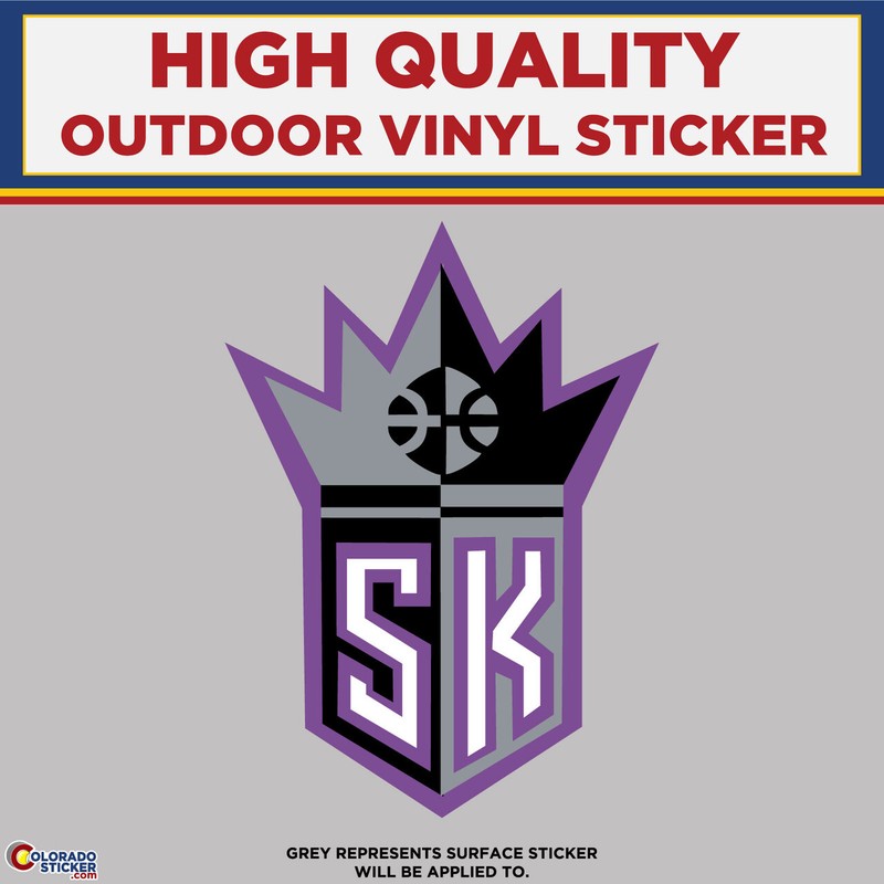 Sacramento Kings, High Quality Vinyl Stickers
