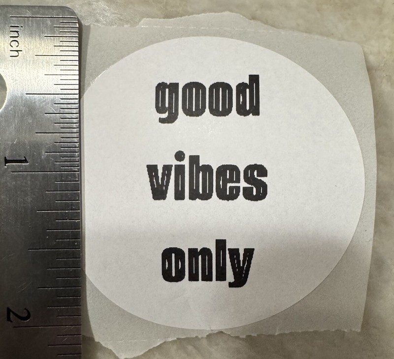10 “Good Vibes Only” Motivation Stickers (10 Pack) 2 X 2 gallery