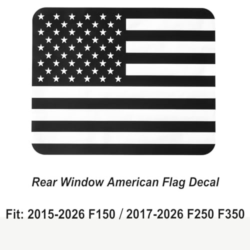 2PCS Rear Middle Window Decal for Ford F150 F250 F350 2015-2026 Back Centre gallery