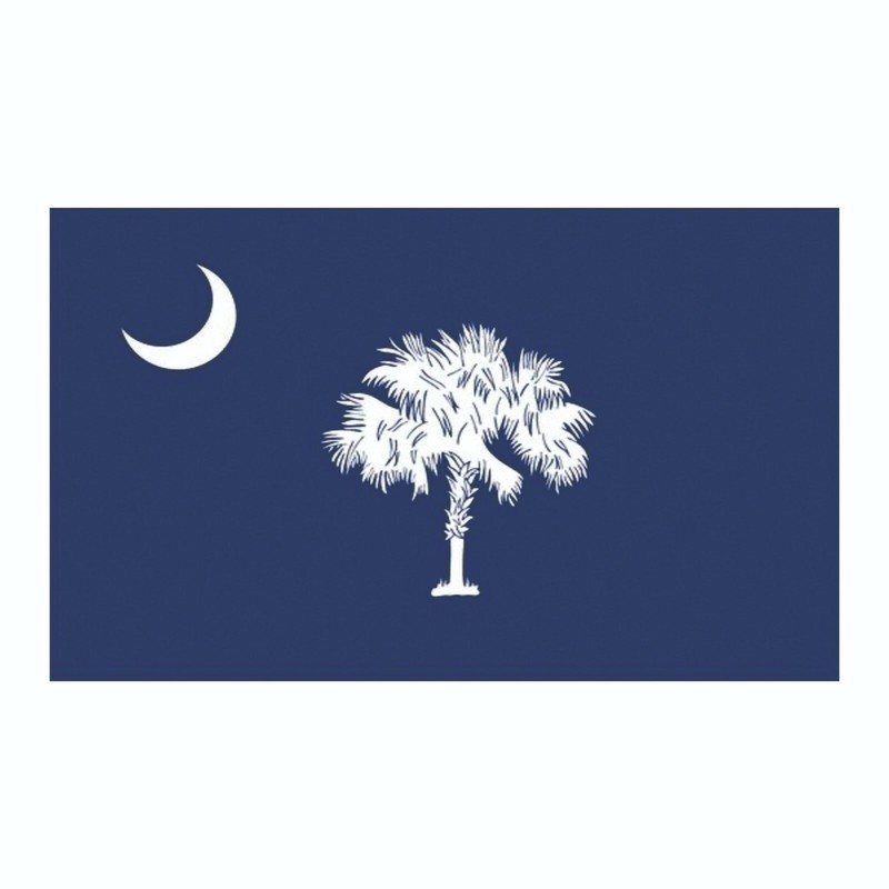 South Carolina State Flag Sticker, Decal, Bumper Sticker Vacation Sticker 3″x5″