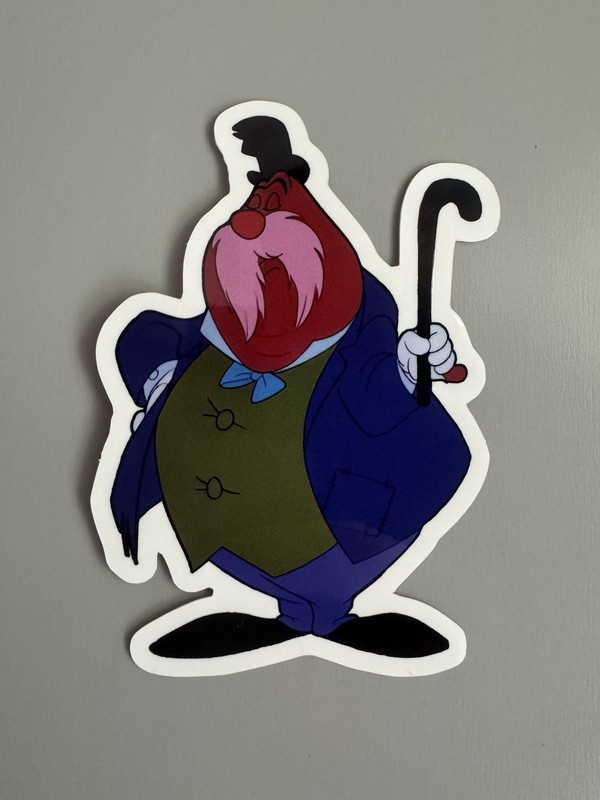 Disney Alice in Wonderland Walrus! Sticker Decal