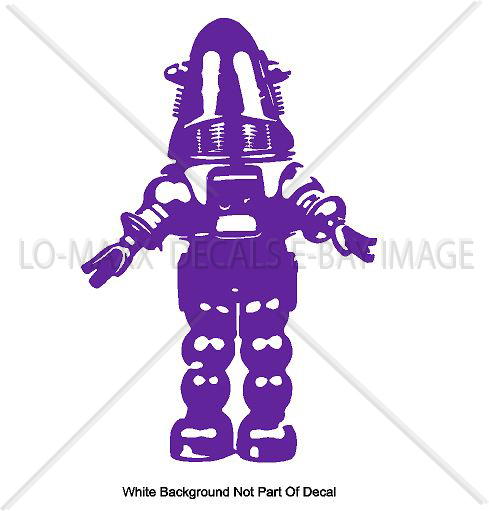 Robby The Robot Sci-Fi Forbidden Planet Sizes & Colors Die Cut Vinyl Decal gallery
