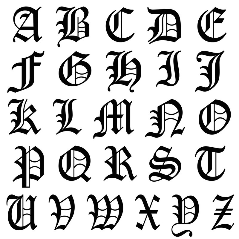 Fancy Frame Monogram 1 Letter Calligraphy Font Personalized Sticker Initial Lace gallery