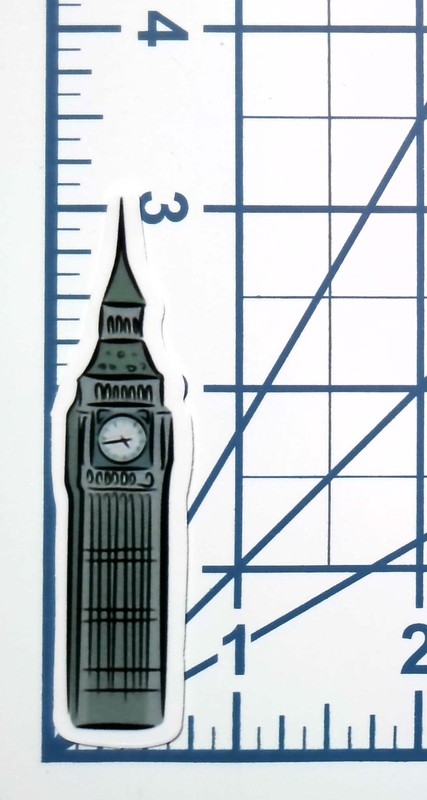 Big Ben London Vinyl Sticker Elizabeth Tower UK England Travel Souvenir Art gallery