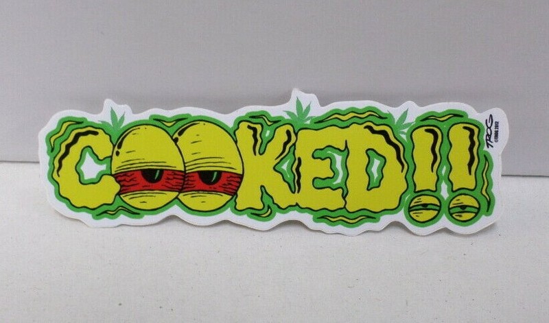TROG COOKED Sticker 20.5cm x 5.5cm