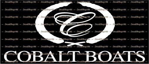 Cobalt Boats – Outdoor Sports – Vinyl Die-Cut Peel N’ Stick Decals / Stickers