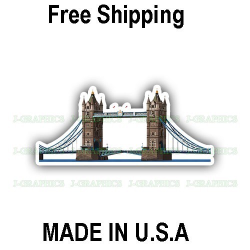 London Tower Bridge Vinyl Decal Sticker A