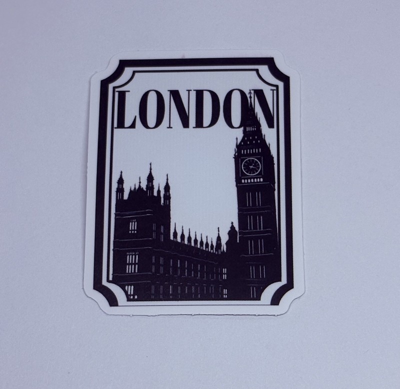 London Big Ben Sticker City Travel Art Decal Vinyl Country Souvenir Matte Tc6
