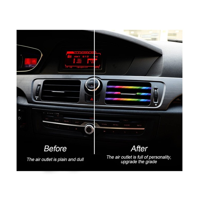20 Pieces Car Air Conditioner Decoration Strip for Vent Outlet, Universal Wat... gallery
