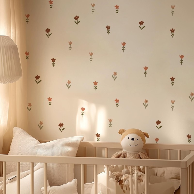 Boho Wall Stickers Girls Bedroom Removable Wall Decals Nursery Kids Room Deco…
