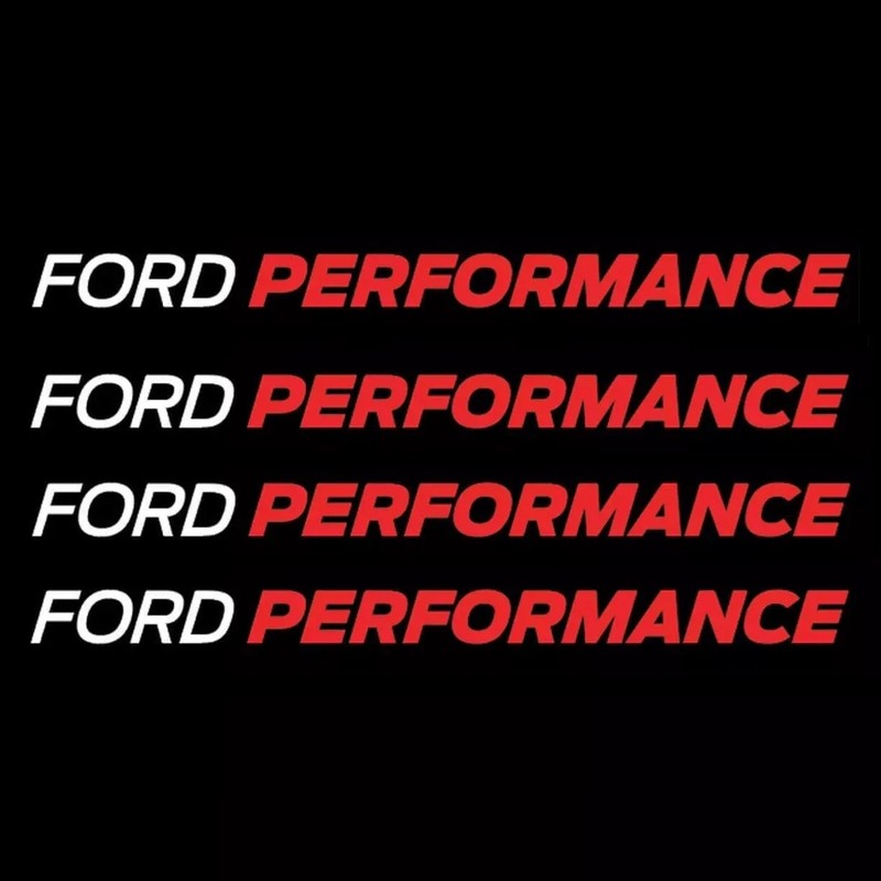 Ford Performance Decal Die Cut Vinyl Emblem Windshield Car Sticker – 4″ to 36″