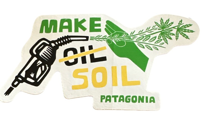 Original NOS Patagonia Make Soil Not Oil Environmental Sticker Decal – 4.75 Inch