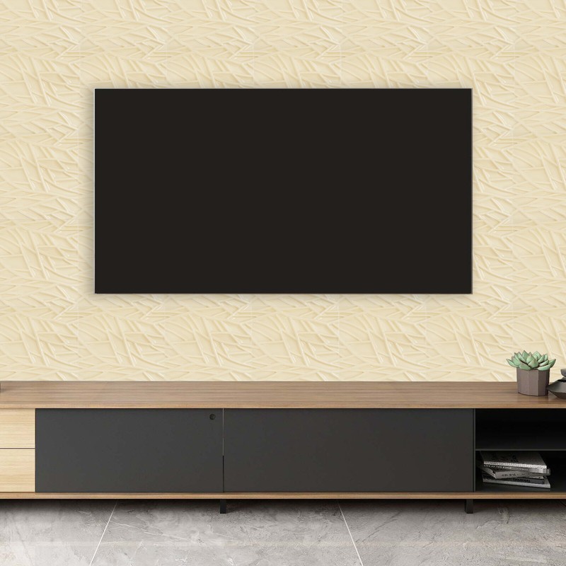 Decor Wall Panles for Living Room Bedroom Beige 3D Wall Panels for Interior Wall gallery