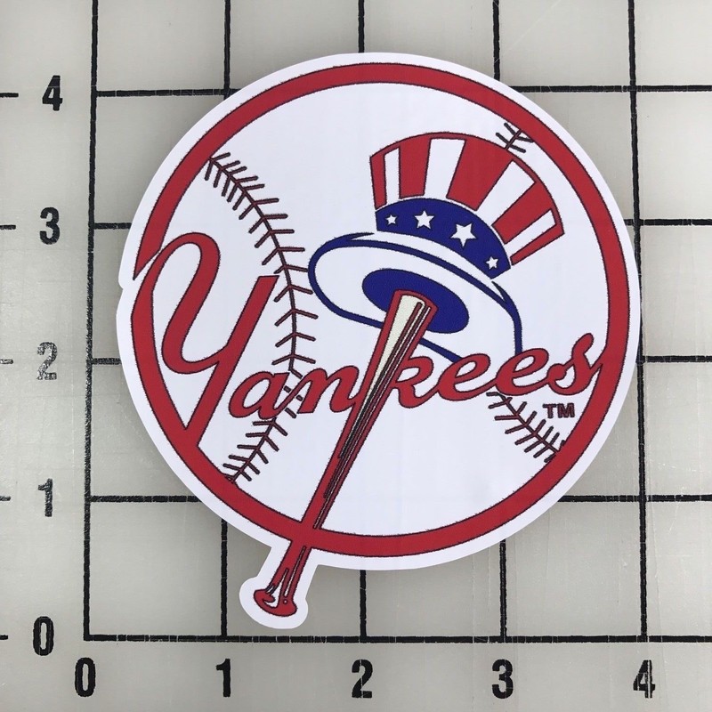 New York Yankees MLB 4″ Wide VInyl Decal Sticker – BOGO