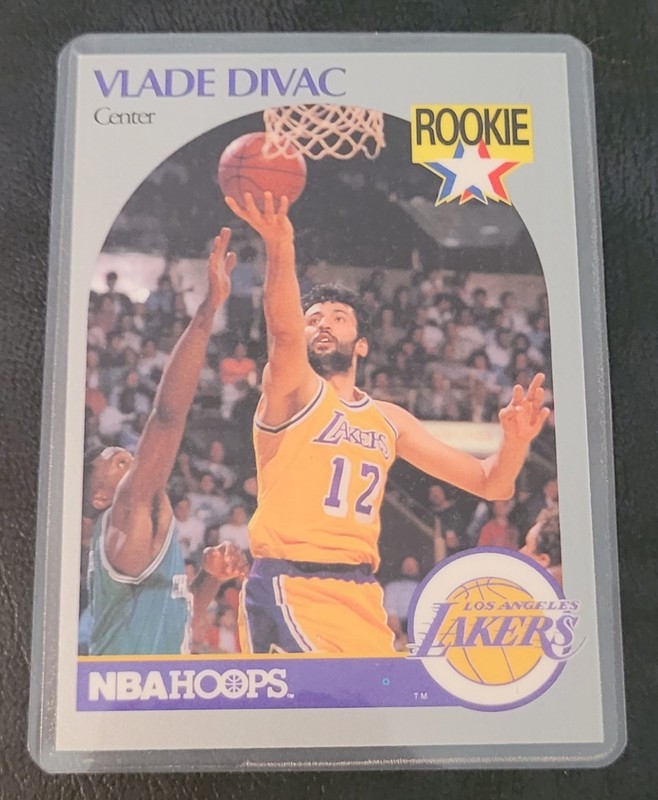 Vlade Divac Vintage Basketball Card HOF Fridge/Locker/Cabinet Laminated Magnet gallery