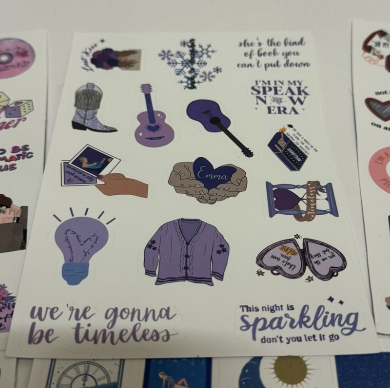 *100 Stickers!* Taylor Swift Eras Tour Music Stickers 100 Pcs W/ No duplicates! gallery