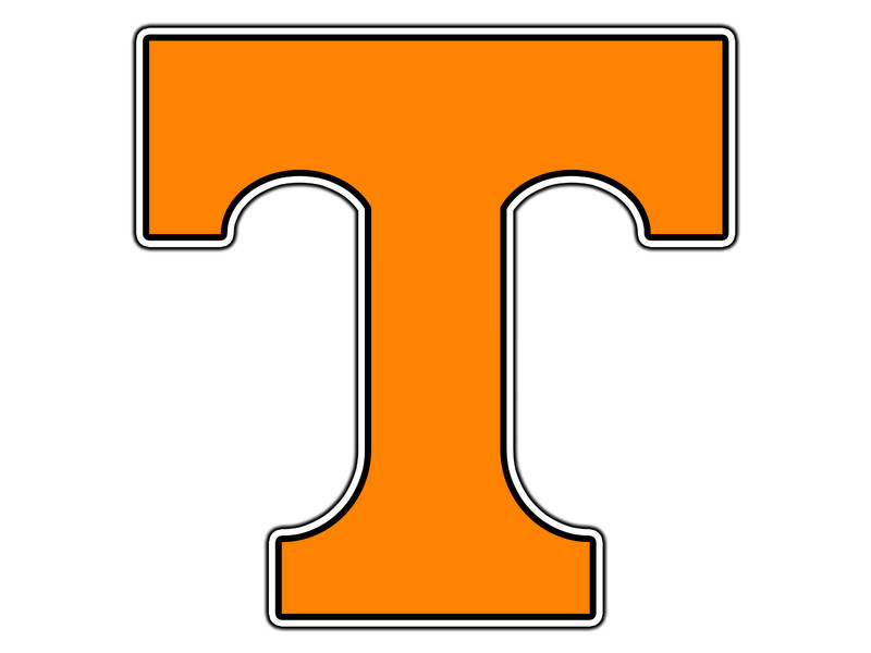 #414 Tennessee Vols Monogram Logo #1 Waterproof Vinyl Sticker Decal Die-Cut