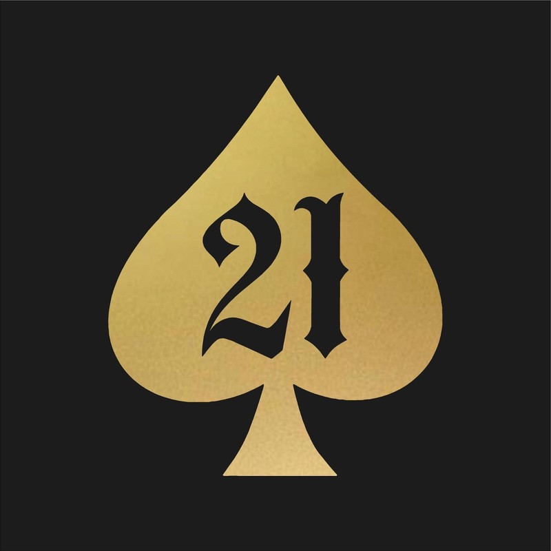 Spade 21 Vinyl decal phone case laptop Lucky 21 car sticker