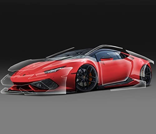 Clear Bra Paint Protection Bulk Vinyl Wrap Film 6 Inches x 6" x 120" (10ft) gallery